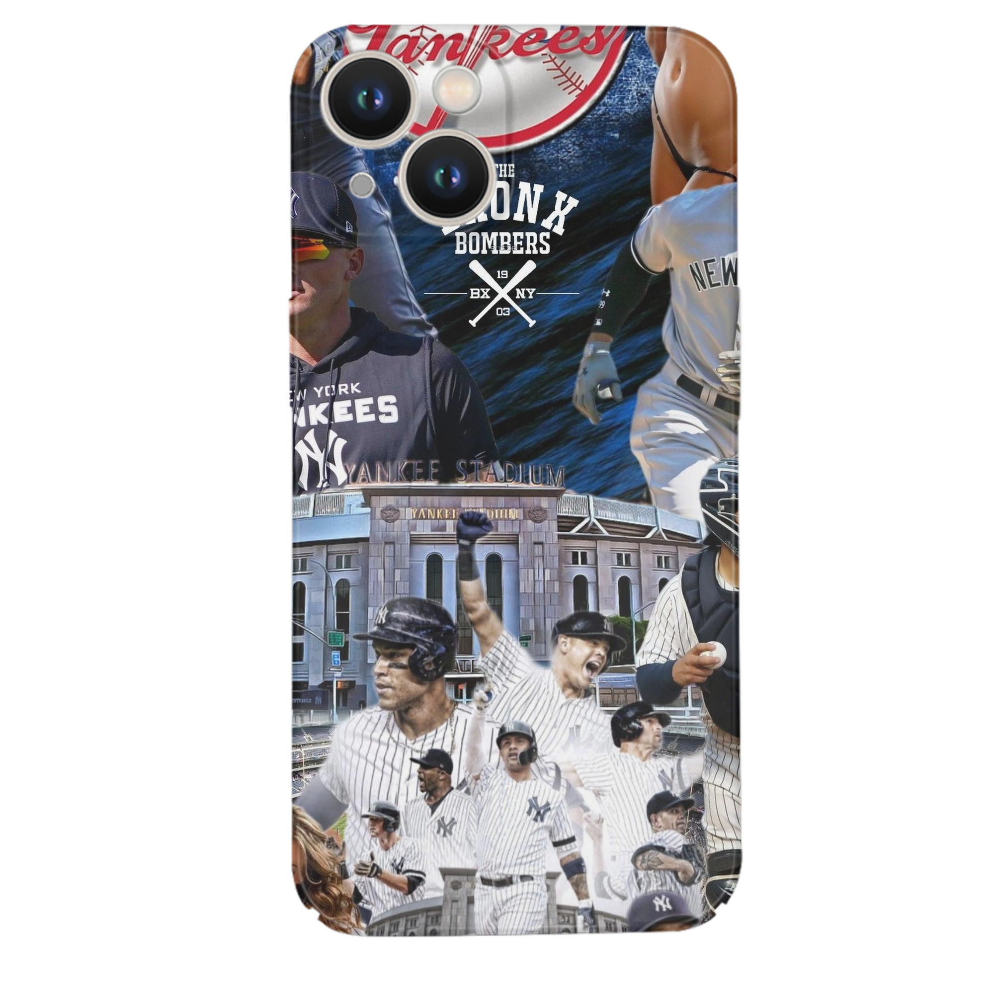 New York Yankees 336 IPhone 14 Series Full-Cover Hard Case – Shockproof With Raised Camera Protection – Precise Cutouts, Wireless Charging Compatible – Durable, Anti-Yellowing, Easy To Clean